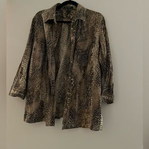 Ralph Lauren snake print shirt